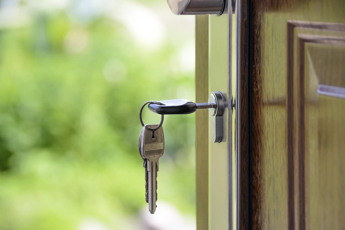 Key in a door, a fixed housing cost that keeps people still broke
