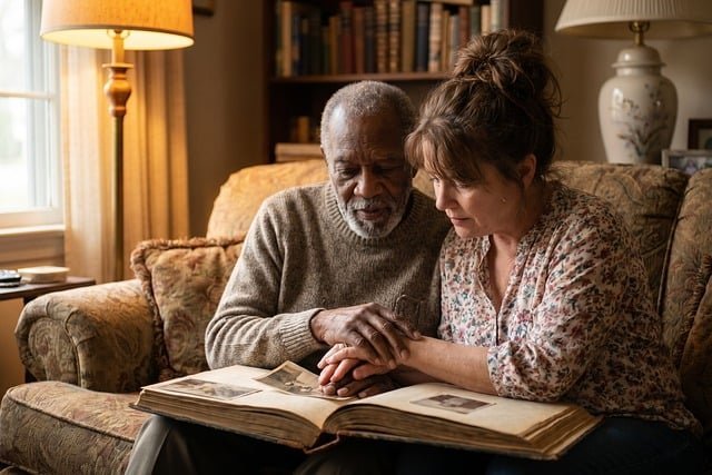 Older couple on a couch, the result of learning how to save for retirement in your 30s