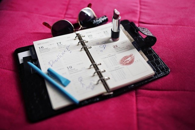 Planner calendar page for tracking buy now pay later payment dates