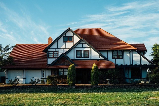 Tudor-style house, a home where a cash out refinance might fund improvements